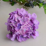 décoration florale artificielle hortensia soie bleu rose rouge violet blanc intérieur festive