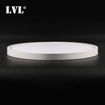 plafonnier led moderne blanc 220v 12w 18w 24w 32w 5000k 2000lm 30m²