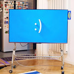 meuble tv mobile moderne roulettes support 32 60 pouces rangement salon chambre