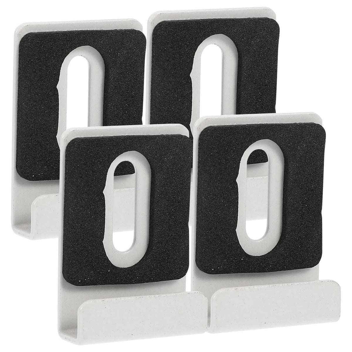 supports muraux miroirs clips adhésifs acier inoxydable moderne minimaliste fixations