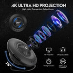 Projecteur étoile projetant une aurore boréale