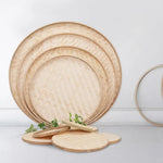 paniers rangement bambou tressé traditionnels rustiques naturels artisanat