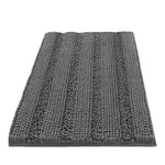 tapis bain antidérapant moderne tissu boules relief beige vert clair gris