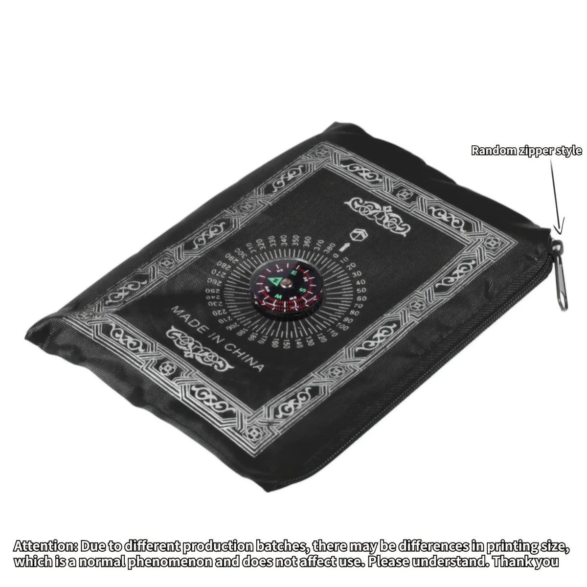 tapis prière rouge vert bleu noir ornements floraux moderne adultes