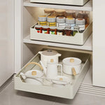 rack vaisselle moderne rangement épices couches assiettes bols blanc noir