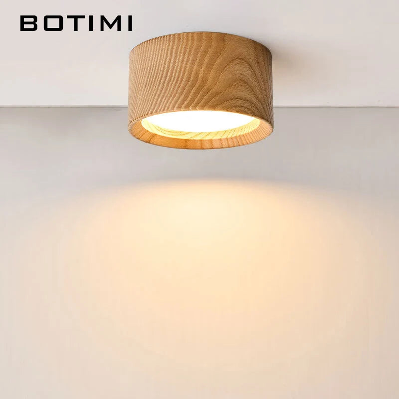 lampe bois moderne noire éclairage quotidien surface opaque.texture bois naturel