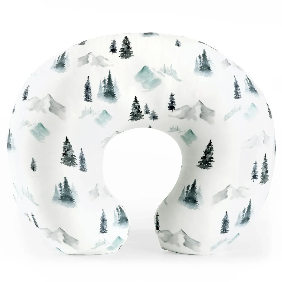 coussin allaitement bébés mois polyester coton moderne doux fleurs motifs géométriques