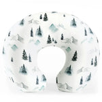 coussin allaitement bébés mois polyester coton moderne doux fleurs motifs géométriques