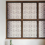 film décoratif fenêtre transparent motifs géométriques adhésif moderne stickers intérieur vitre geometrie
