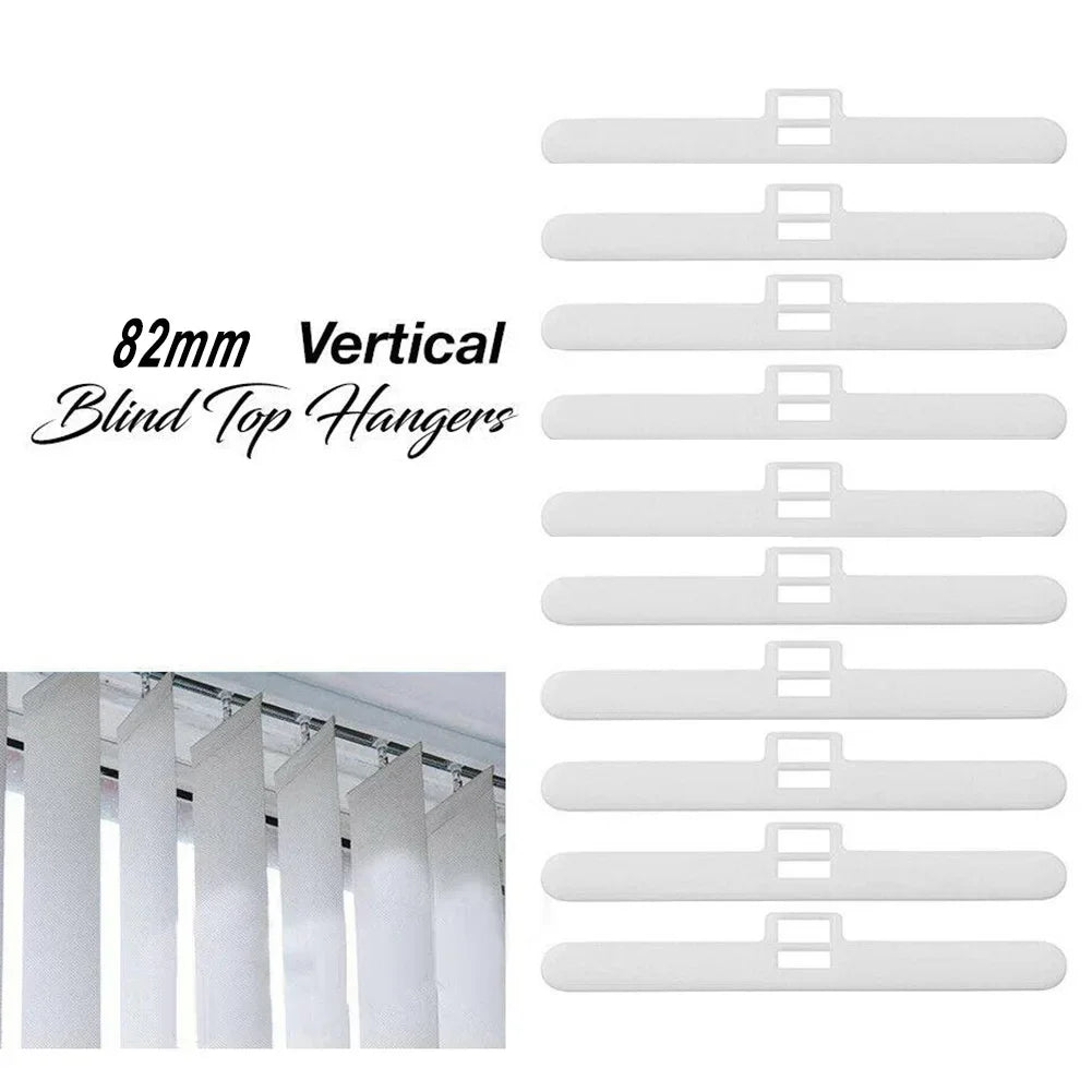 pinces rideau blancs modernes 30 pièces 82mm 13mm opaques verticales