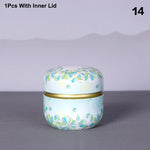 pot thé verre vintage poignée motif fleurs boisson rangement
