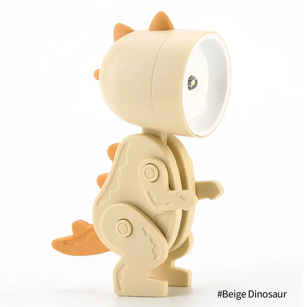 lampe led dinosaure adhésive veilleuse animée chambre salon moderne couleur variée led réglable
