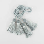 ruban franges tissé classique beige bleu marine deco couture artisanal pendentifs accessoires bricolage