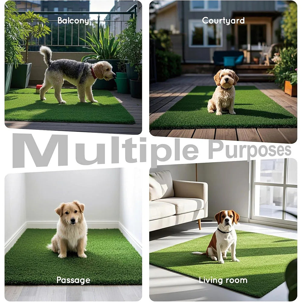 tapis herbe artificielle chiens moderne vert réutilisable extérieur jardin patio