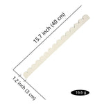plaques décoratives bois ondulées naturel classique rustique bord fenêtre mur 12pcs 24pcs différentes tailles