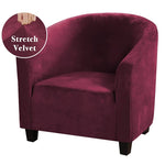 Housse fauteuil velours gris ajustable salon moderne extérieur intérieur machine laver