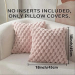 coussin décoratif moderne 45cm polyester solide rouge gris rose beige