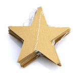 guirlande étoiles papier or argent bleu blanc décoration suspendue mariage chambre enfants