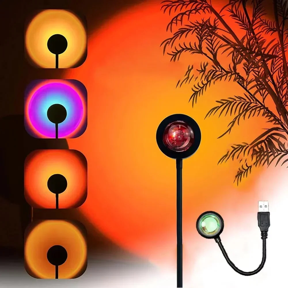 lampe led flexible atmosphère arc ciel couleurs adhésive nuit moderne minimaliste