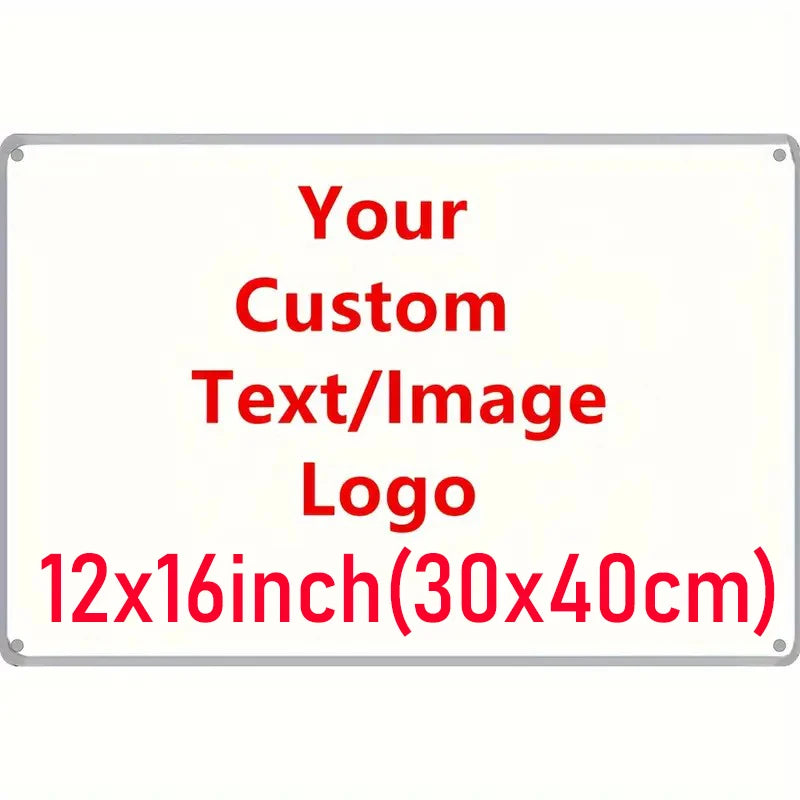 panneau publicitaire personnalisable blanc moderne rectangle 20x30cm opacité