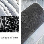 tapis sol antidérapant celtique feuilles racines extérieur intérieur porte texture bois scandinave rustique