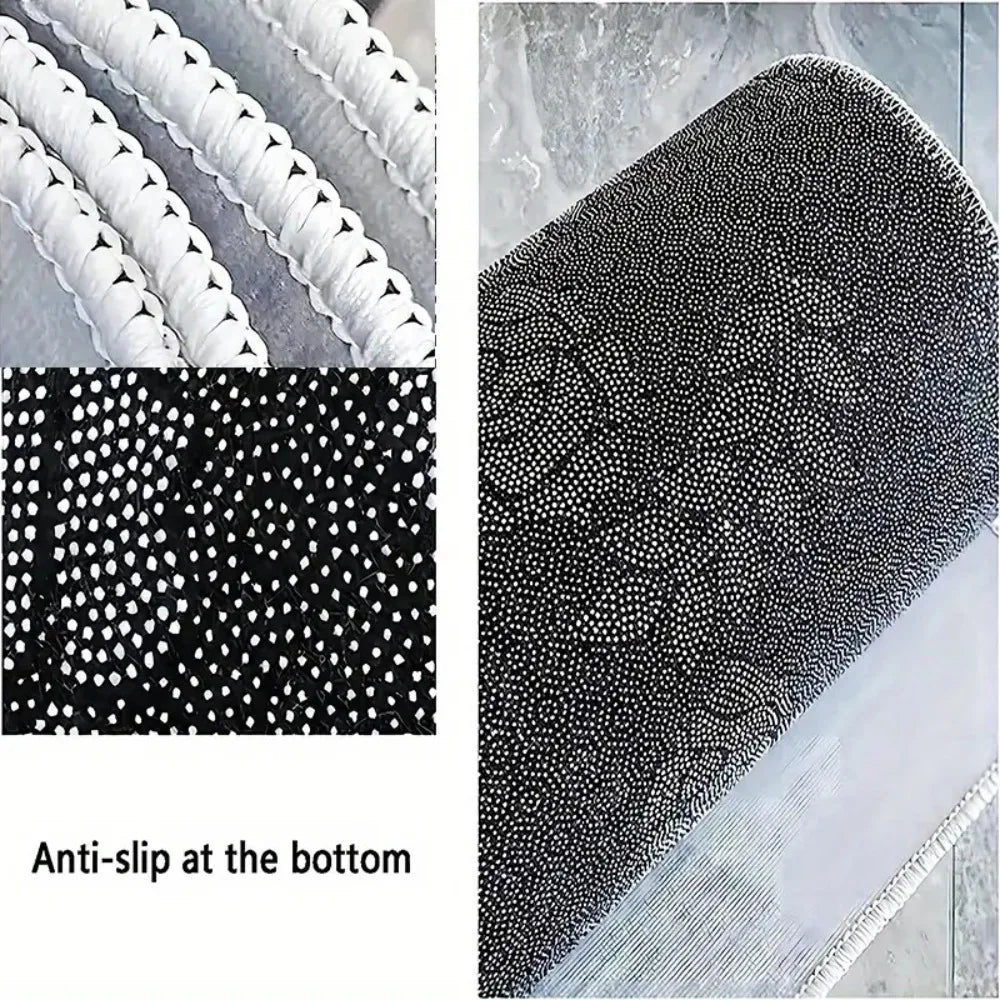 tapis sol antidérapant celtique feuilles racines extérieur intérieur porte texture bois scandinave rustique
