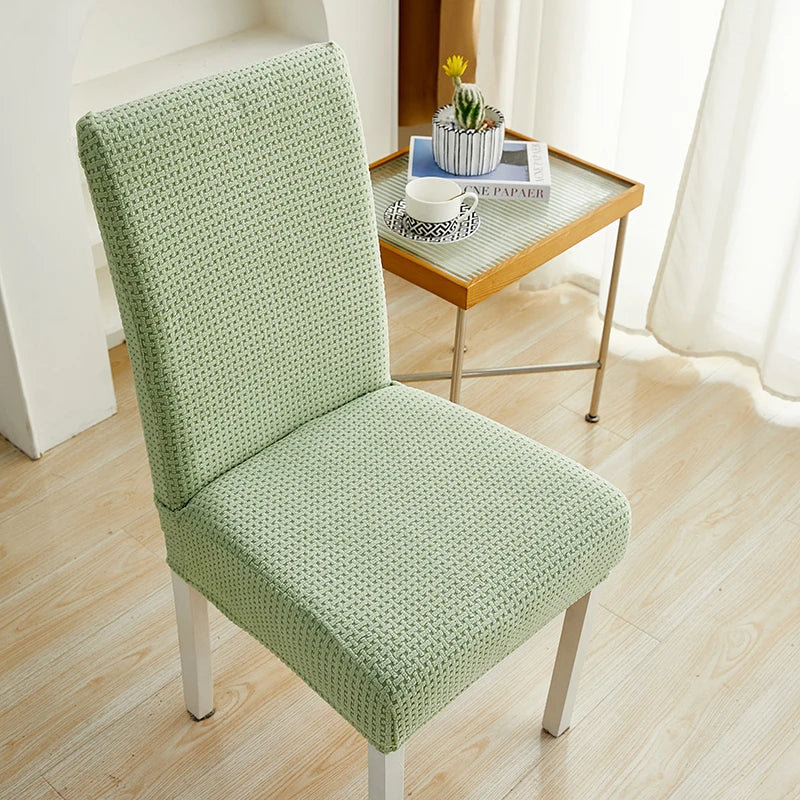 housse chaise moderne tissu extensible protecteur siège salle manger banquet