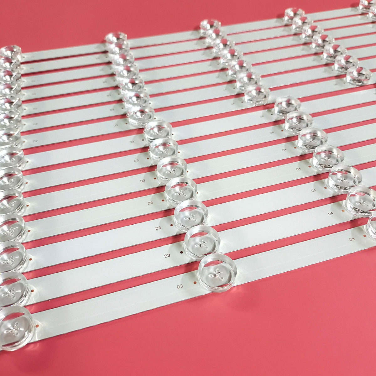 bandes rétroéclairage led blanc moderne éclairage téléviseur aluminium connecteurs fixations lumière spécialisée