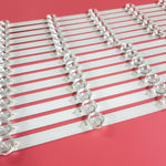 bandes rétroéclairage led blanc moderne éclairage téléviseur aluminium connecteurs fixations lumière spécialisée