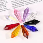 cristaux géode transparents facettes modernes bleu rose violet orange jaune bricolage décoration festive mariage