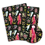 tapis bain tissu brocart imprimé dessins animés résistance abrasion coton polyester multicolore