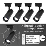 spots led dimmables télécommande moderne noir lisses opaques éclairage urgence certification rohs ccc