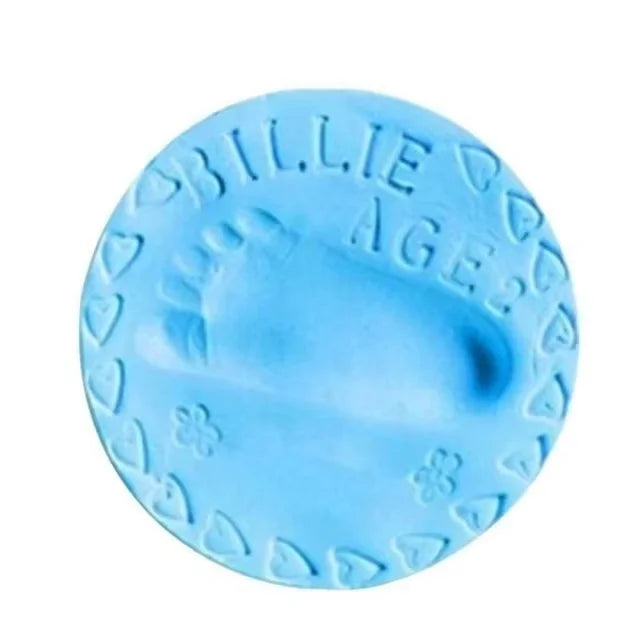 cadre photo enfant empreintes main pied blanc clips classique matériau opacité souvenir croissance