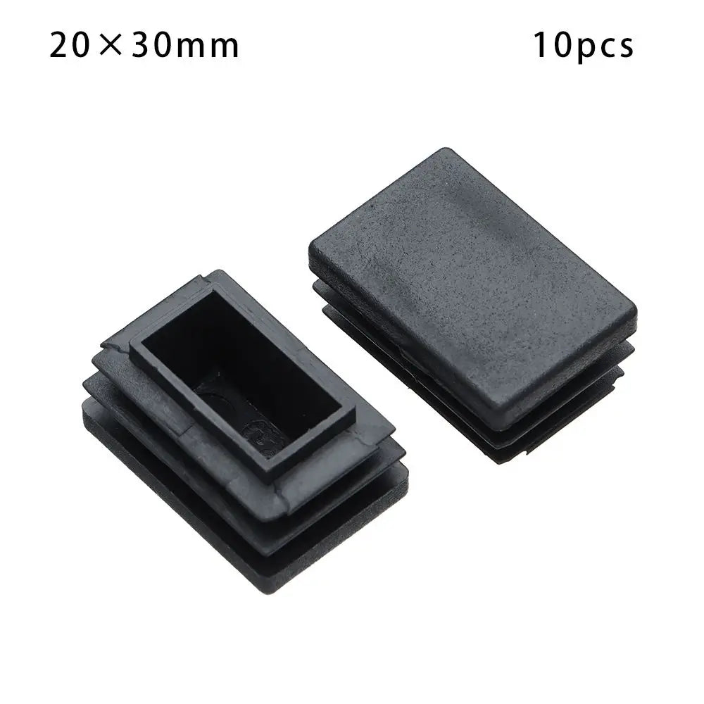 cache pieds adhésifs noirs pratiques rectangle carré anti poussière 10 pièces utilitaires