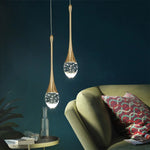 suspension lumineuse or transparente bubbles moderne ampoule câble led chambre salon restaurant