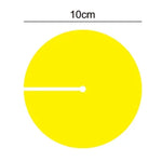 support verre moderne acrylique tapis rond texturé boule verre bleu vert orange jaune rouge