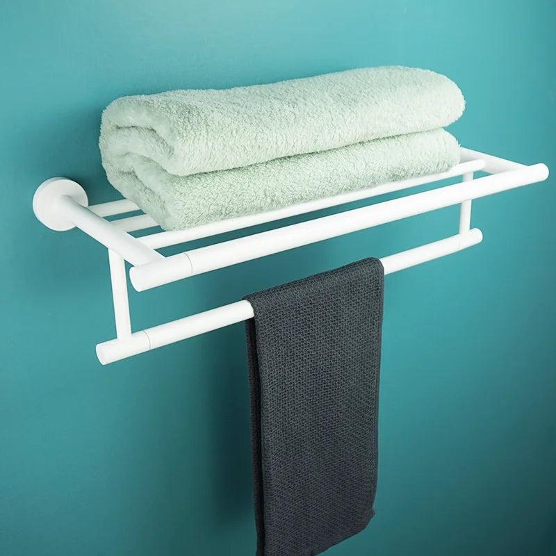kit accessoires salle bain blanc moderne porte serviette savon papier toilette