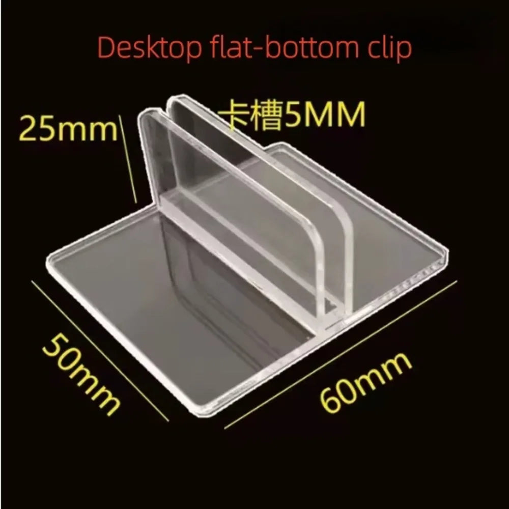 clip magnétique acrylique transparent moderne fonctionnel affiche support publicitaire clips