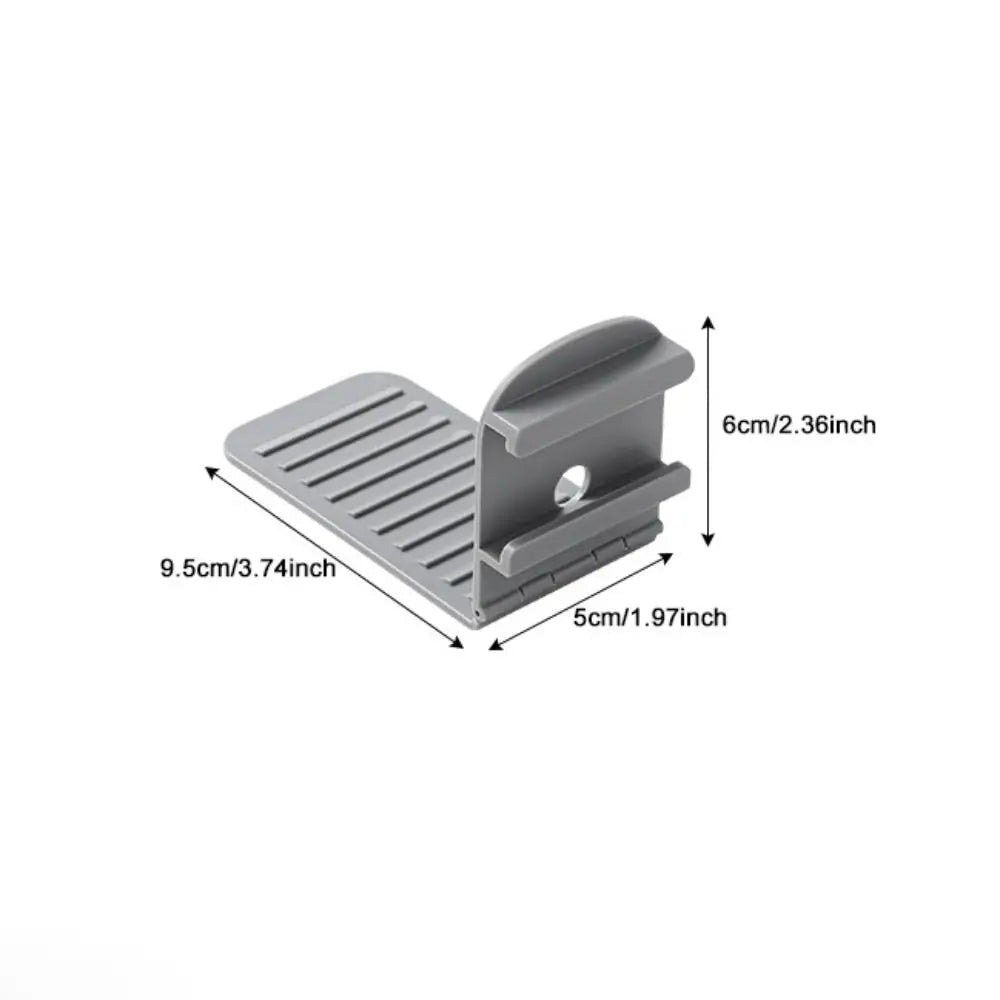 supports drap plat plissés modernes gris blanc pièces