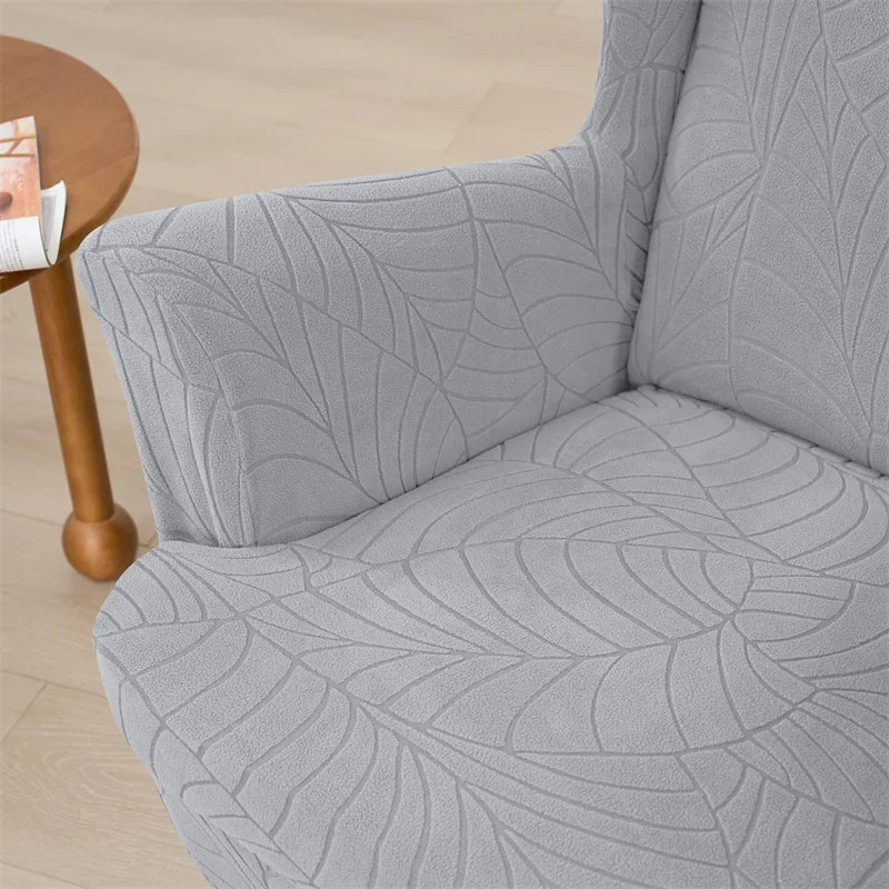 housses fauteuil gris rayures adhésives protection moderne réutilisable anti poussière fauteuil chaise mariage banquet