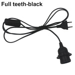 câble d'éclairage interrupteur moderne noir blanc 18m 35m opaques lisses