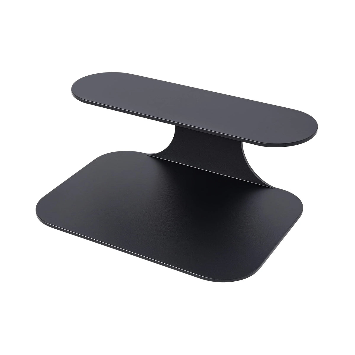 étagère murale moderne noire plate lisse intérieure téléphone livre