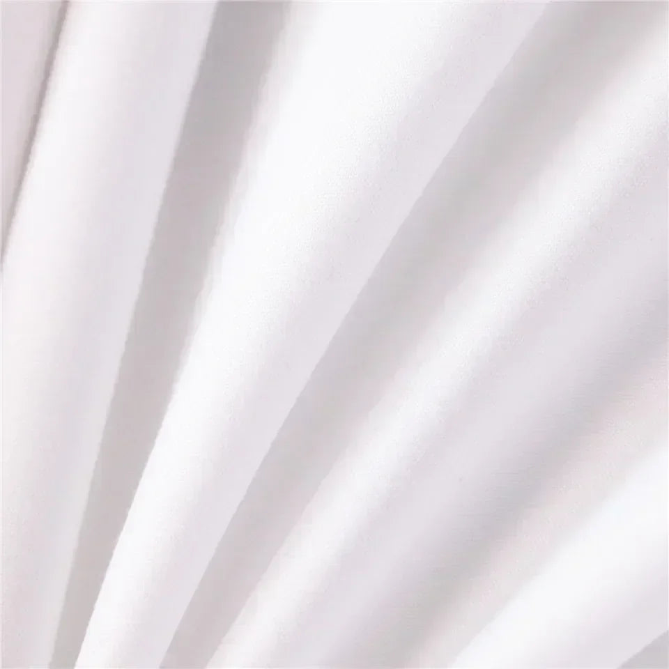 ensemble literie coton blanc impression 3d fermeture eclair duvet taies oreillers moderne minimaliste personnalisable