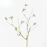 bouquet artificiel feuilles baies verte orange bleu naturel minimaliste décoration maison intérieur