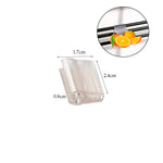 boîte rangement transparente moderne adhésif étiquette sundries sorting tag stockage armoire flexible gripper clip