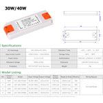 transformateur led ultrafin 12v 24v blanc orange moderne terminal blocks 12w 15w 30w 50w