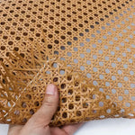 tissu textile moderne réticulé naturel beige tissé main dimensions variées