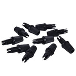 embouts bouchons bouteilles noir blanc rayures verticales modernes accessoires bricolage fixations invisibles sets outils
