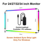 bande lumière led multicolore moderne adhésive contrôleur usb synchronisation d'affichage ramadan événements