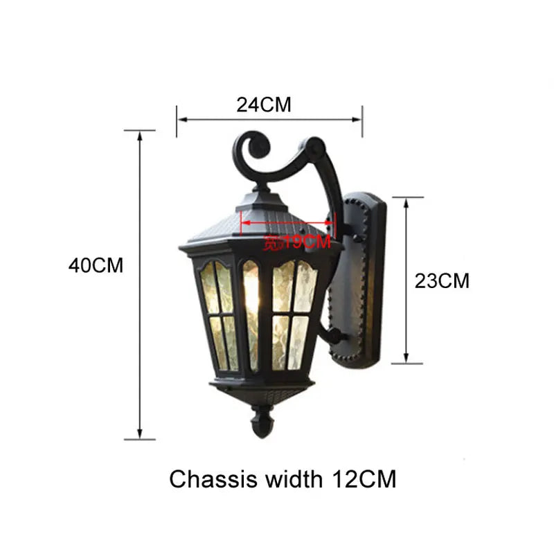 lampe murale vintage aluminium noir doré verre semiopaque éclairage quotidien interrupteur bouton